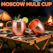 350mL Solid Copper Mug Set