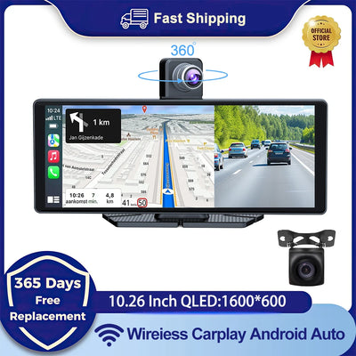 10.26-Inch Wireless CarPlay Dash Display