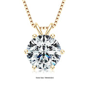 Moissanite Solitaire Pendant Necklace