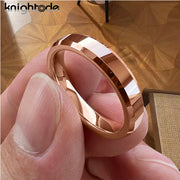 4mm Tungsten Carbide Wedding Band