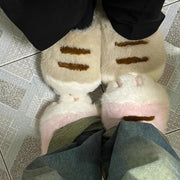 Cat Paw Plush Slippers