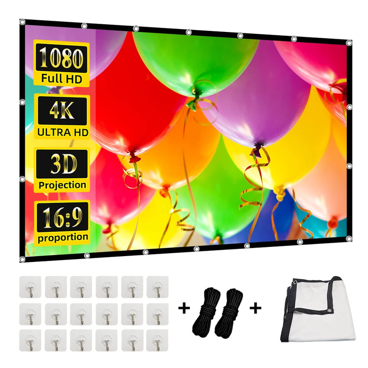 MIXITO Foldable Projector Screen