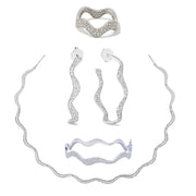 Cubic Zirconia Wave Jewelry Collection