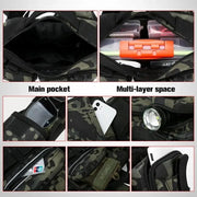 Fishing Tackle Backpack with Rod Holder