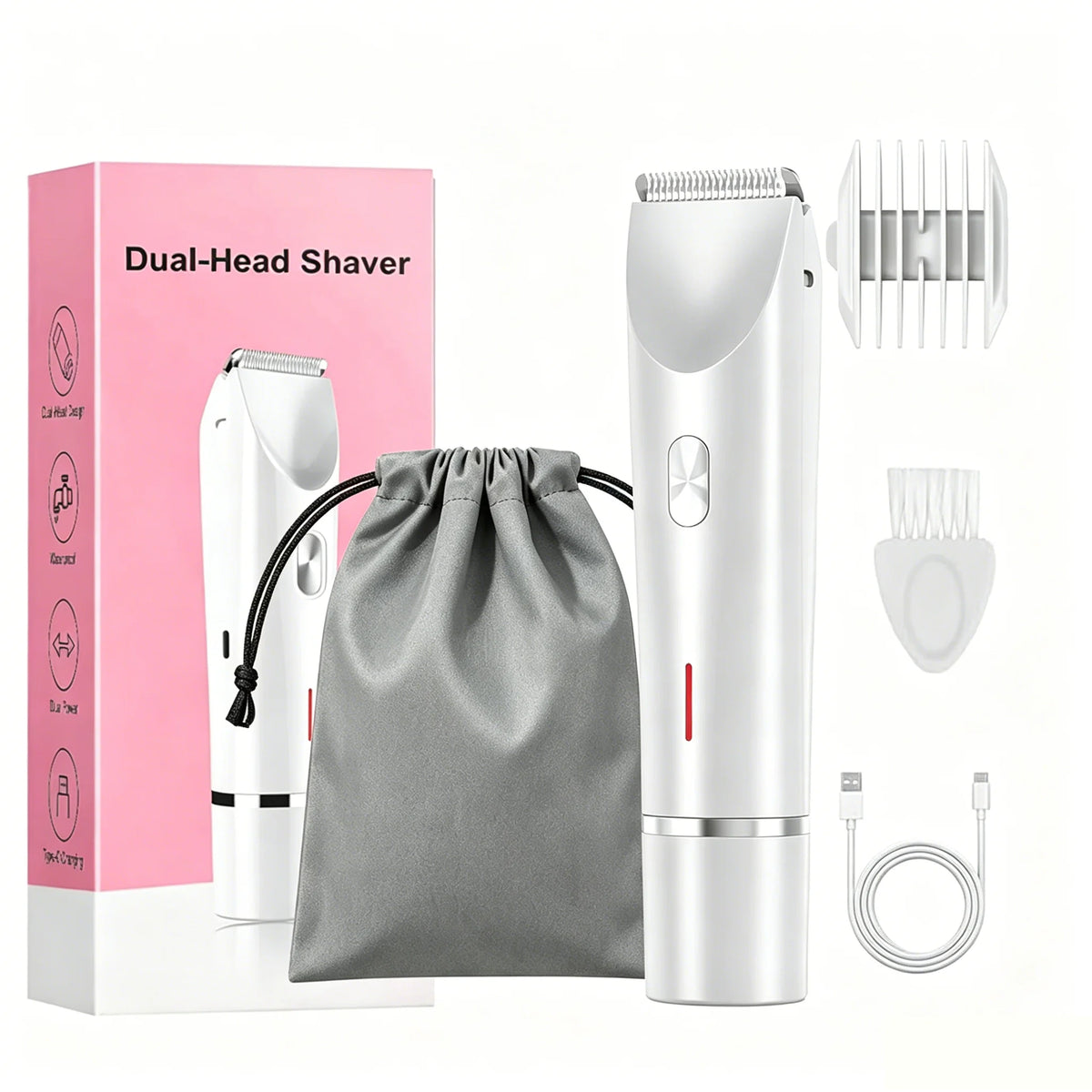 Women's Dual-Head Electric Shaver