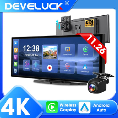 Develuck 11.26-Inch CarPlay Dash Display