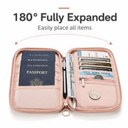 RFID Passport Holder Travel Wallet