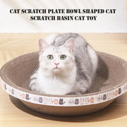 Oval Corrugated Cardboard Cat Scratcher