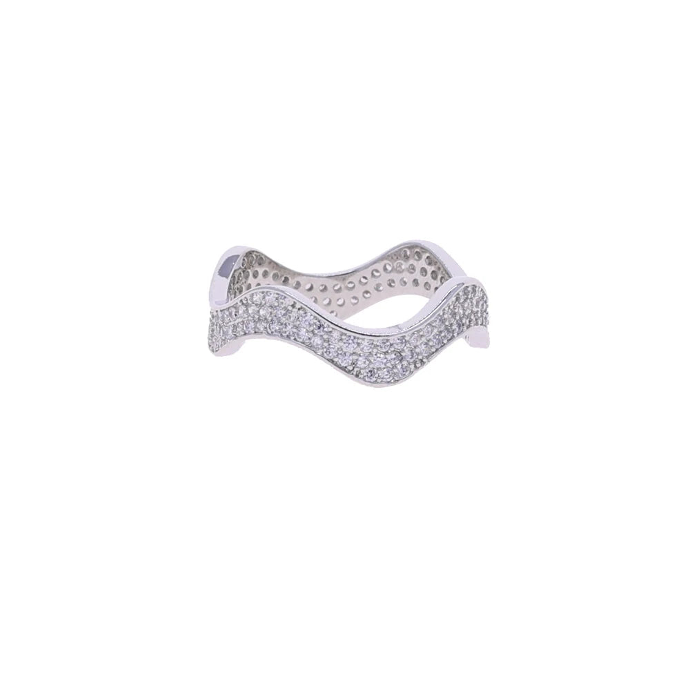 Cubic Zirconia Wave Jewelry Collection