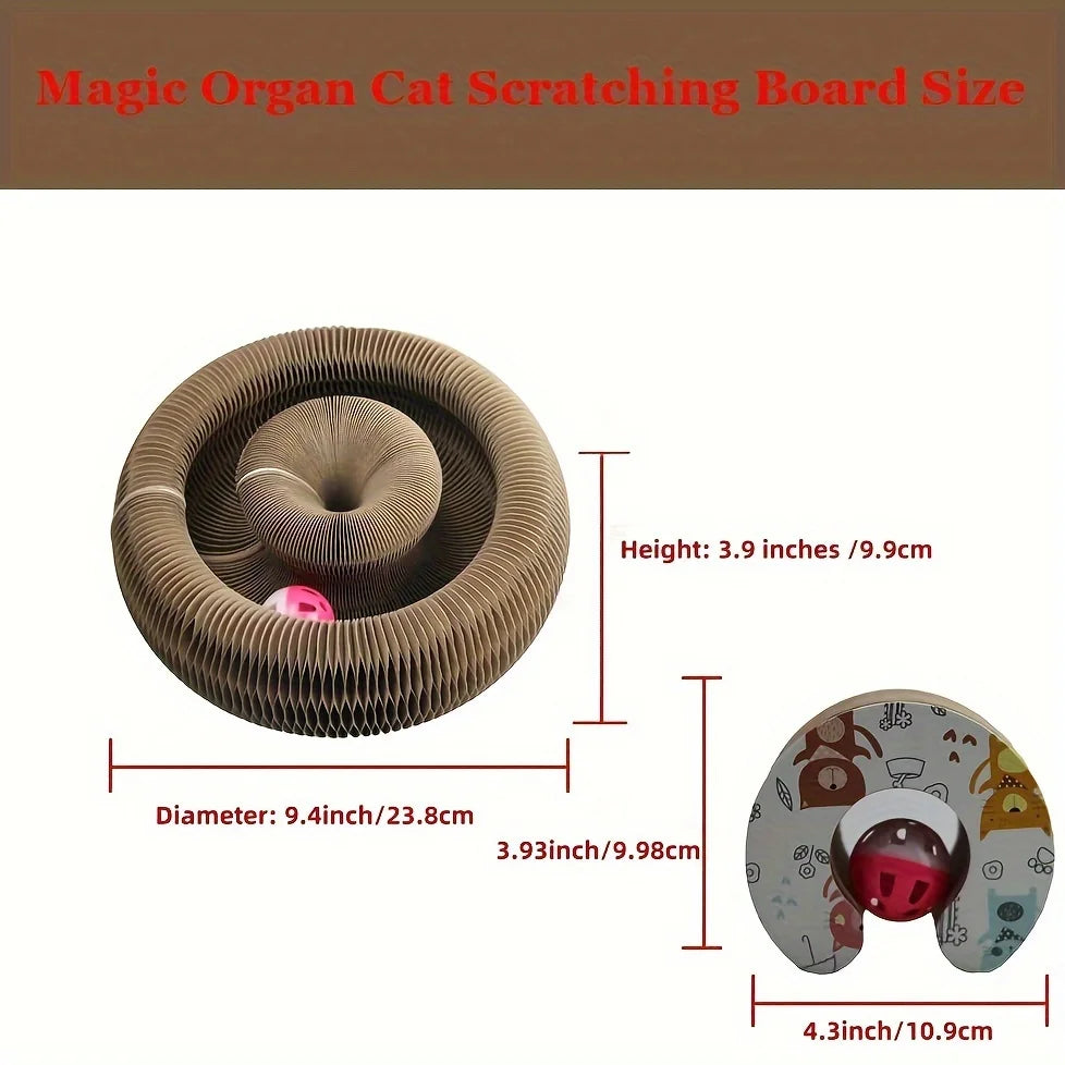 Foldable Cardboard Cat Scratcher
