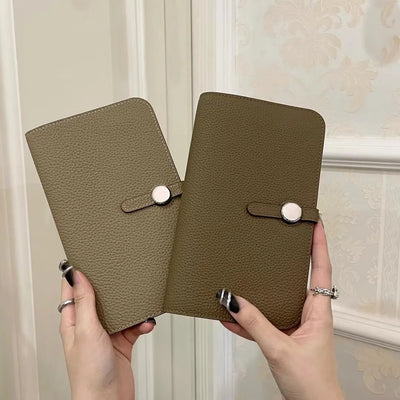 Bison Denim Genuine Leather Compact Bifold Wallet