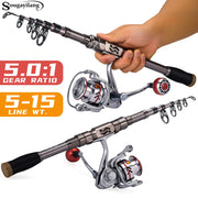 Sougayilang Telescopic Fishing Combo