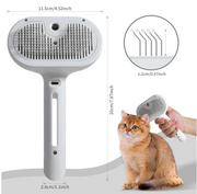 Pet Grooming Spray Brush for Cats & Dogs