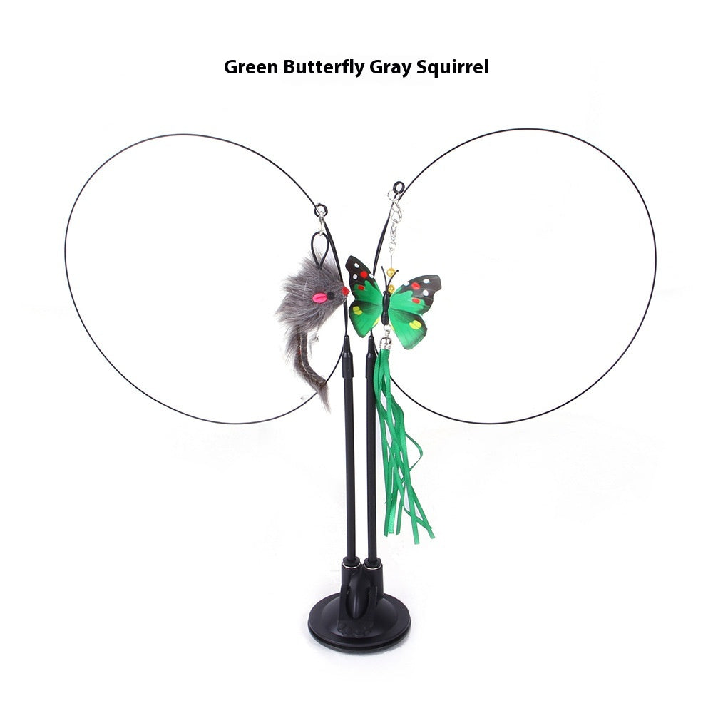 Suction-Cup Cat Teaser Toy