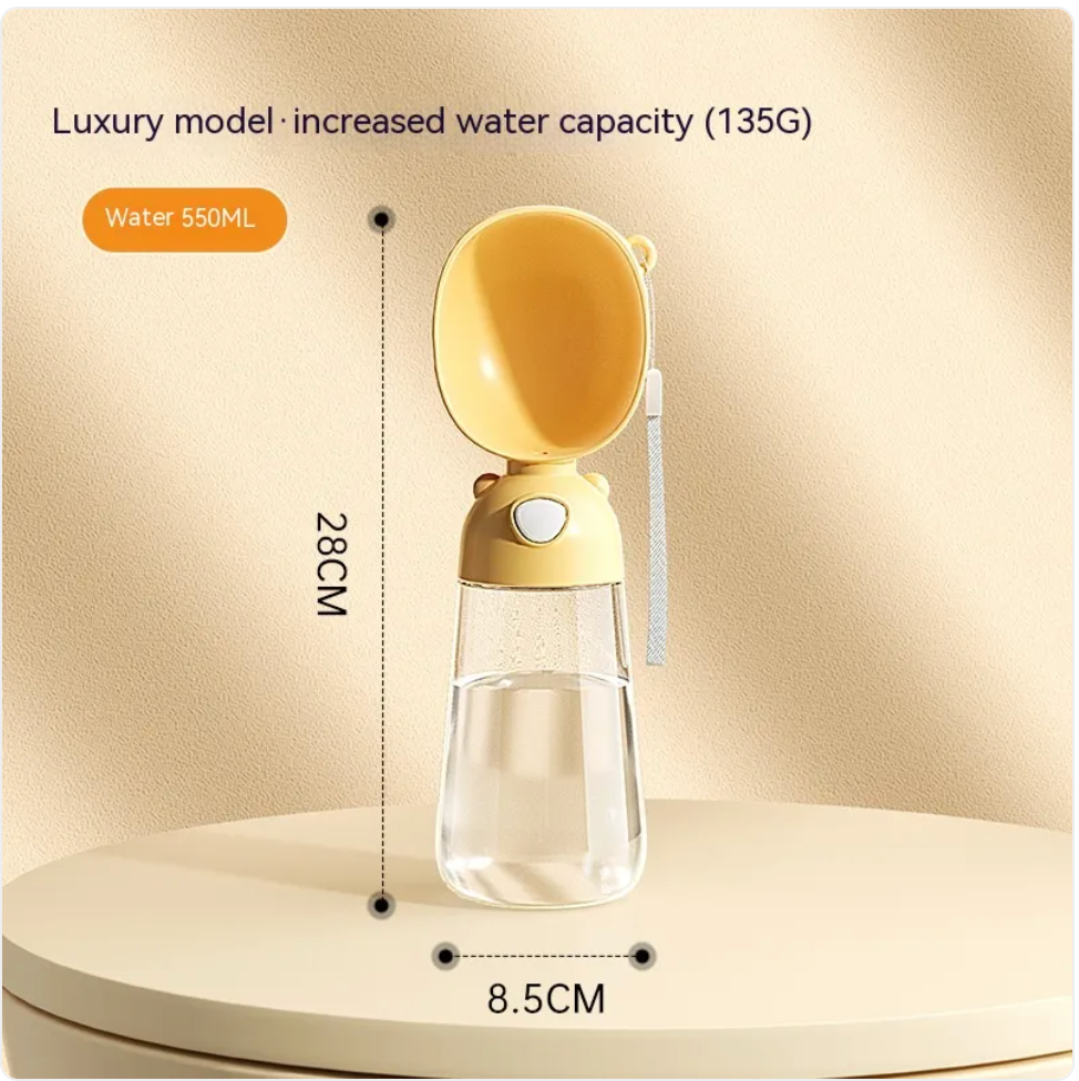 Portable Dog Water Bottle & Feeding Cup