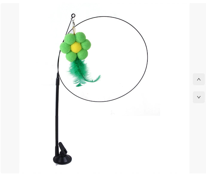 Suction-Cup Cat Teaser Toy