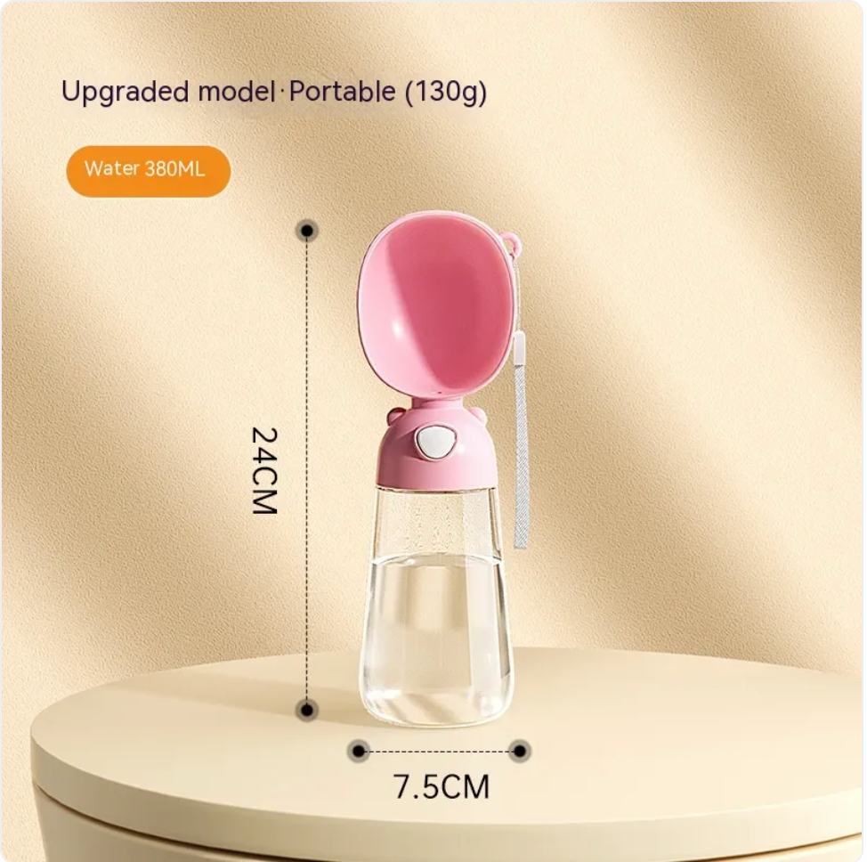 Portable Dog Water Bottle & Feeding Cup